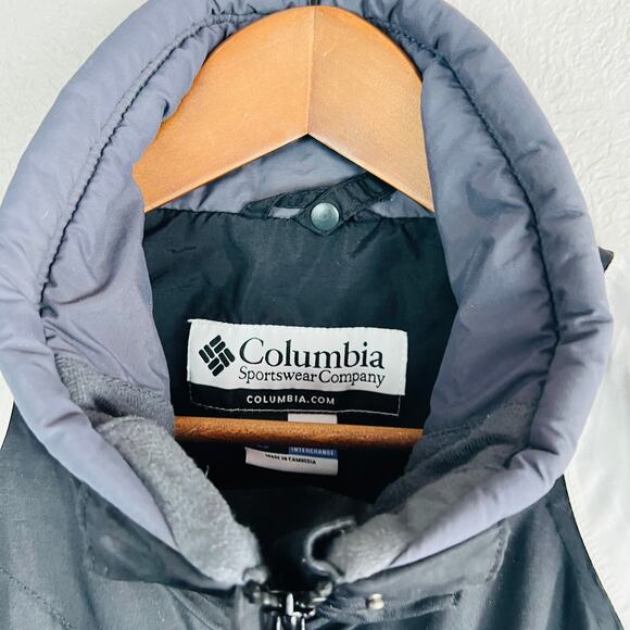 Columbia Full Zip Bugaboo Interchange Ski Jacket Black White Outdoor - L - Picture 6 of 7
